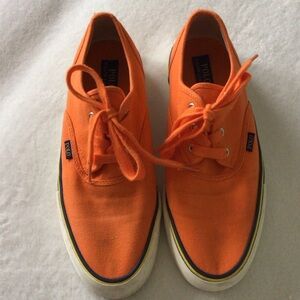 Polo Ralph Lauren - Orange Canvas Men’s Sneakers